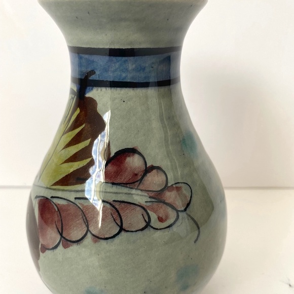 Ken Edwards Signed Tonala Art Pottery Vase Vintage 5 2/8"H - Picture 3 of 10